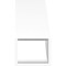 Ekena Millwork 5-in. W x 10-in. D x 10-in. H Del Monte Architectural Grade PVC Knee Brace BRCP05X10X10DEL - alternate 2